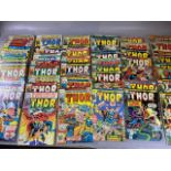 Marvel comics, collection of comics featuring THOR scattered numbers from 201 - 299 , 1970s and