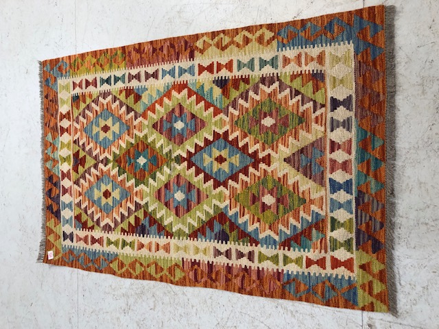 Chobi Kilim rug, approx 151cm x 97cm
