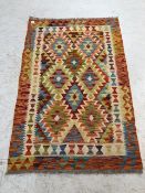 Chobi Kilim rug, approx 151cm x 97cm