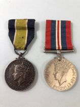 Militaria Medals: George VI Colonial Police Good Conduct Medal 2nd C.L. Police Constable 3934William