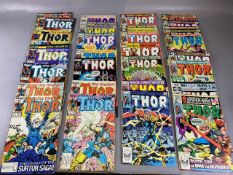 Marvel Comics, collection of comics featuring THOR, from the 1980s , scattered numbers from 301 -