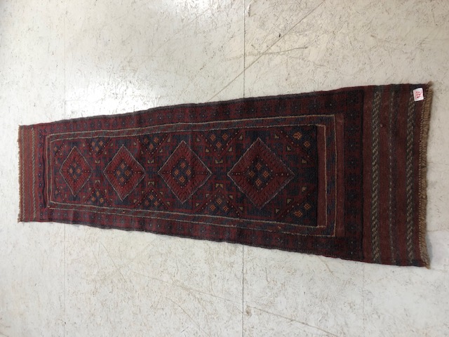 Maimana Kilim runner, approx 238cm x 60cm