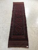 Maimana Kilim runner, approx 238cm x 60cm