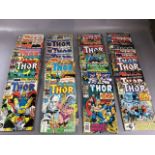 Marvel Comics, collection of comics featuring The Mighty THOR, from the 1980s and 90s scattered