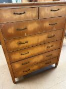 Contemporary style chest of seven drawers, approx 96 x 58x 115cm