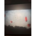Photo graphic Vintage Air Balloon interest, a Quantity of Colour photographic images on slides of