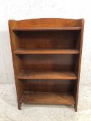 Four shelf bookcase, approx 62cm x 20cm x 92cm