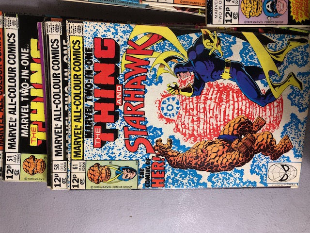 Marvel Comics, a collection of 2 in1comics featuring the Thing with other characters from the - Image 26 of 38