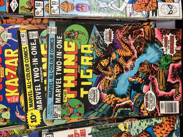 Marvel Comics, a collection of 2 in1comics featuring the Thing with other characters from the - Image 14 of 38