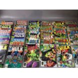 Marvel Comics, Featuring The Hulk from the 1970s and 80s scattered numbers ranging from 201 -