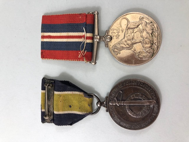 Militaria Medals: George VI Colonial Police Good Conduct Medal 2nd C.L. Police Constable 3934William - Image 2 of 14