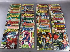 Marvel Comics , collection of comics featuring the Avengers, numbers from the 1970s and 80s ,