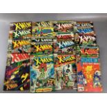 Marvel Comics, a collection of comics featuring the X-MEN English and US copies from the 1960s,70s,