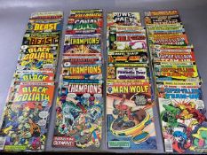 Marvel Comics , a Collection of comics featuring the following , Black Goliath, The Beast, The