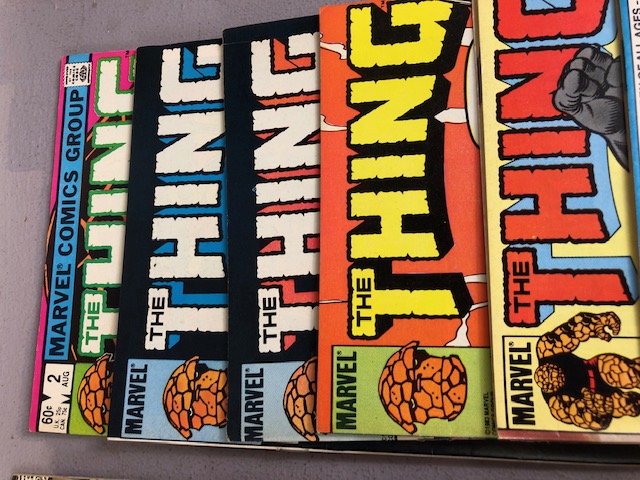 Marvel Comics, a collection of 2 in1comics featuring the Thing with other characters from the - Image 19 of 38