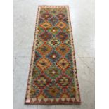 Chobi Kilim runner approx 197cm x 67cm