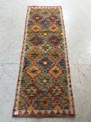 Chobi Kilim runner approx 197cm x 67cm