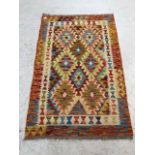 Chobi Kilim rug, approx 151cm x 97cm