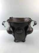 Arts and crafts 19th century patinated copper jar-diner of organic form by William Soutter and