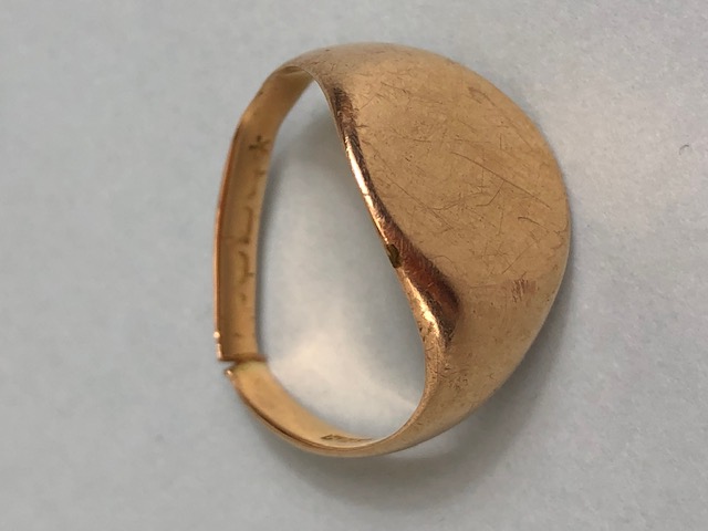 18ct Gold ring A/F total weight 6.8g