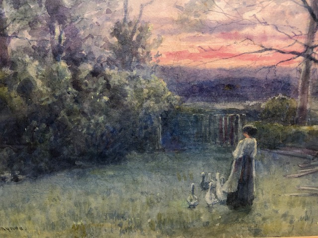 LAURA HAYNES, watercolour 'At the Break of Day', signed lower left, approx 30cm x 18cm - Image 2 of 8