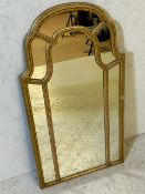 Antique Ornate Gilt framed mirror approx 45 x 85cm