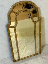 Antique Ornate Gilt framed mirror approx 45 x 85cm