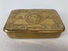 WWI Christmas 1914 Princess Mary gift tin