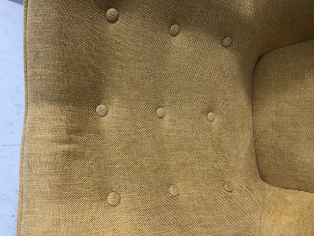 Mid century style button back armchair - Image 5 of 6