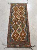 Chobi Kilim runner, approx 155cm x 64cm