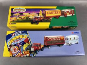 Vintage Toys, Corgi classics showman Range, Carters Scammell Highwayman Ballast with Closed Pole
