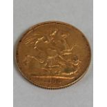 Victorian Gold Full Sovereign (Old Head Victoria) dated 1890