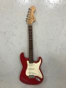 Squier by Fender Affinity Series Strat electric guitar, red finish