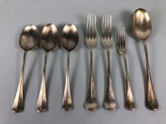 Collection of Silver Hallmarked flatware all for Sheffield and maker William Hutton & Sons Ltd total