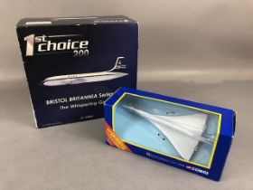 Collectables interest, 1st Choice Bristol Britannia series 102 model Aircraft The Whispering Giant