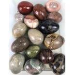 Crystal / Geological interest, collection of various Polished Stone specimens in the form of large