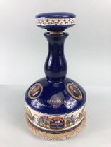 Collectables, Pussers rum Trafalgar Bicentenary Ships decanter, china decanter decorated with Nelson