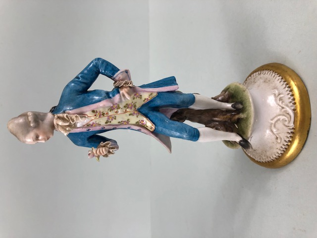 Staffordshire China figure, 'Glencora' by Ray Shuff and two figurines by Capodimonte (3) - Image 8 of 9
