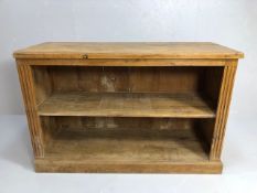 Antique Pine, Continental rustic pine Farmhouse buffet , comprising of a wide top with open front, a