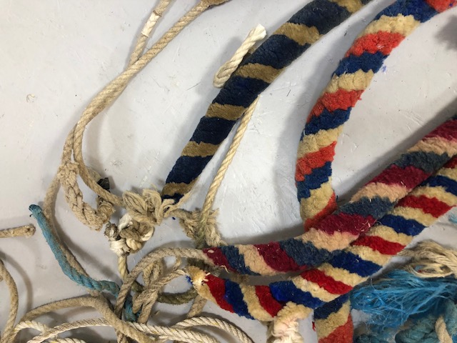 Decorators interest, a quantity of bell ringers ropes and Sallies cut in varying lengths - Image 5 of 7