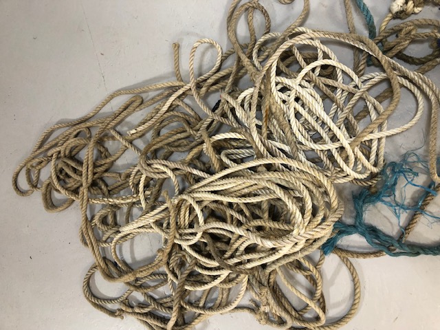 Decorators interest, a quantity of bell ringers ropes and Sallies cut in varying lengths - Image 7 of 7