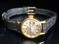 Vintage Tissot Seastar wristwatch with gold baton numerals in original box with paperwork