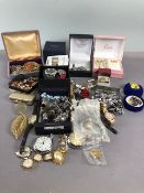 Costume jewellery and watches, collection of vintage costume jewellery to include watches buy