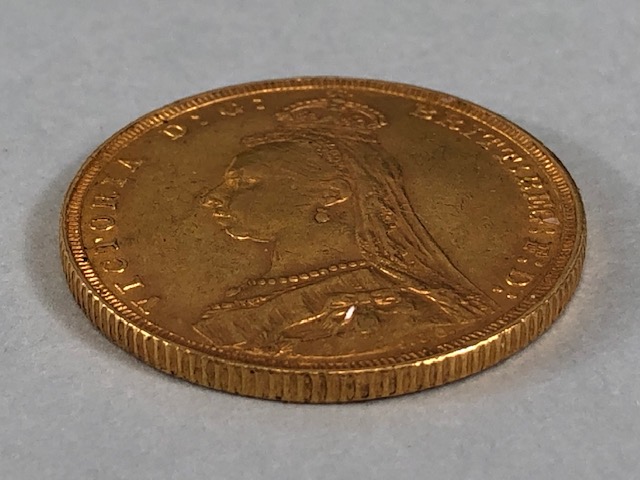 Gold sovereign, Victoria 1892 full gold Sovereign - Image 3 of 3
