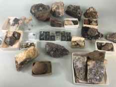 Geological,mineral, crystal interest, a collection of miscellaneous specimens from around the UK,