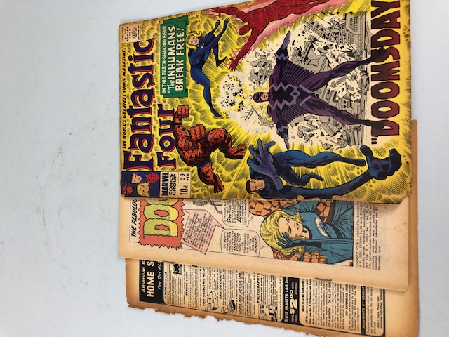 Marvel Comics, collection of Marvel comics featuring the Fantastic Four from the 1960s numbers 55, - Image 3 of 13