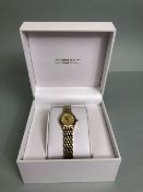 Ladies Vintage Seiko Lux Dress watch GP case and bracelet with sapphire crystal glass, in box and