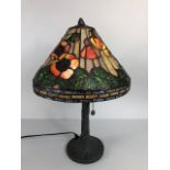 Tiffany lamp, late 20th century copy of a tiffany table lamp approximately 45ch high