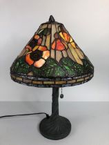 Tiffany lamp, late 20th century copy of a tiffany table lamp approximately 45ch high