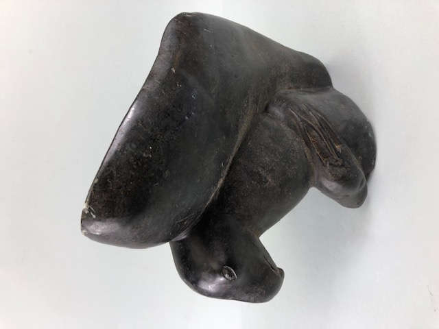 African Art, late 20th century Zimbabwean stone sculpture depicting eagle and prey approximately - Image 5 of 5
